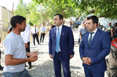 Vətəndaşlarla növbəti səyyar qəbul  rayonun Zərnava kəndində keçirilib