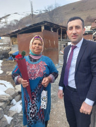 Şəhid ailələri ziyarət olunub