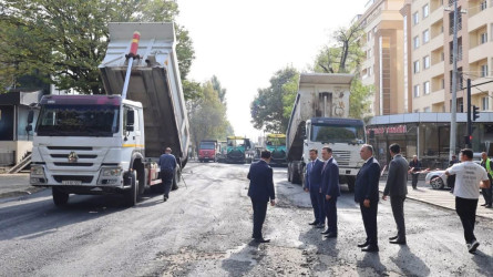 İsmayıllıda yol infrastrukturu yenilənir