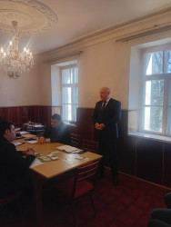 Kiçik və Orta Biznesin İnkişafı Agentliyinin təşkilatçılığı ilə İsmayıllı rayonunda kənd təsərrüfatı məhsullarının istehsalı sahəsində mövcud imkanlar, çətinliklər və perspektivlər mövzusunda sahibkarlıq subyektləri ilə görüş keçirilib