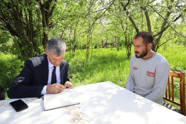 Vətəndaşlarla növbəti səyyar qəbul-görüşümüzü rayonun Çayqovuşan kəndində keçirdik