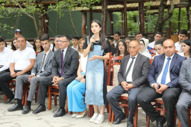 İsmayıllıda “Müasir gənclik: milli dəyərlər, yeni düşüncə və gələcəyə baxış” mövzusunda tədbir keçirilib