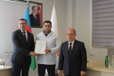 İsmayıllı Rayon Mərkəzi Xəstəxanasında “17 iyun Tibb İşçilərinin Peşə Bayramı Günü” münasibətilə tədbir təşkil olunub