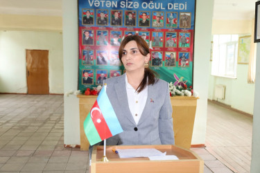 İsmayıllı rayonunun Topçu kəndində Ulu Öndər Heydər Əliyevin anadan olmasının 102 illiyinə həsr edilmiş tədbir keçirilib