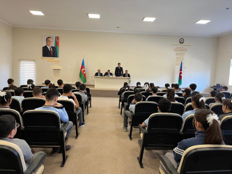 Məktəblilər və yeniyetmələrlə maarifləndirici görüş keçirilib