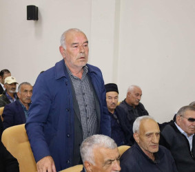 Vətəndaşlarla növbəti səyyar qəbul Basqal qəsəbəsində keçirilib