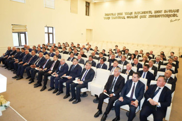 İsmayıllı Rayon İcra Hakimiyyətində geniştərkibli müşavirə keçirilib