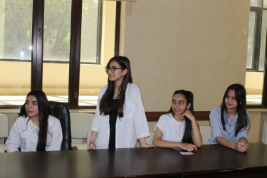 İsmayıllı rayonu üzrə Uşaq Səfirlər Məclisinin üzvləri ilə növbəti görüş keçirilib