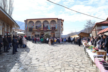 Lahıc qəsəbəsində Yel çərşənbəsi böyük coşquyla qeyd olunub