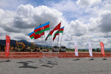 Azerbaijan Coca-Cola Bottlers şirkətinin İsmayıllı rayonunda yeni istehsal müəssisəsinin təməlqoyma mərasimi keçirilib