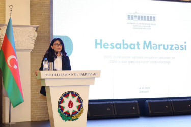 İsmayıllı Rayon İcra Hakimiyyətinin başçısının 2025-ci ilin yekunlarına və 2026-cı ildə qarşıda duran vəzifələrə həsr olunmuş hesabat yığıncağı keçirilib