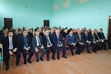 Vətəndaşlarla növbəti səyyar qəbul Mollaisaqlı kəndində keçirilib