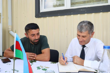 Vətəndaşlarla növbəti səyyar qəbul  rayonun Zərnava kəndində keçirilib