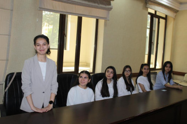 İsmayıllı rayonu üzrə Uşaq Səfirlər Məclisinin üzvləri ilə növbəti görüş keçirilib