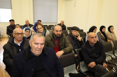 Vətəndaşlarla növbəti səyyar qəbul Sumağallı kəndində keçirilib