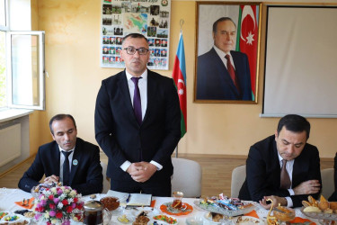 Rayon rəhbəri  İsmayıllı şəhər 5 saylı tam orta məktəbin müəllim kollektivi ilə görüş keçirib