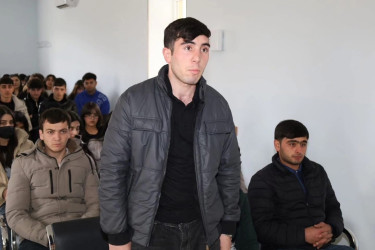 İsmayıllı Dövlət Humanitar və Texnologiya kollecində Birləşmiş Millətlər Təşkilatının Ümumdünya Şəhərsalma Forumunun 13-cü sessiyasının (WUF 13) Azərbaycanda keçirilməsi və onun əhəmiyyəti haqqında tələbələr üçün maarifləndirici tədbir keçirilib