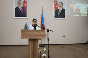 İsmayıllı rayonunun Basqal qəsəbəsində Ulu Öndər Heydər Əliyevin anadan olmasının 102 illiyinə həsr edilmiş tədbir keçirilib