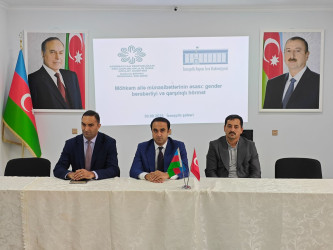 “Möhkəm ailə münasibətlərinin əsası: gender bərabərliyi və qarşılıqlı hörmət” mövzusunda tədbir keçirilib