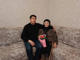 Şəhid ailələri ziyarət olunub