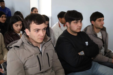 İsmayıllı Dövlət Humanitar və Texnologiya kollecində Birləşmiş Millətlər Təşkilatının Ümumdünya Şəhərsalma Forumunun 13-cü sessiyasının (WUF 13) Azərbaycanda keçirilməsi və onun əhəmiyyəti haqqında tələbələr üçün maarifləndirici tədbir keçirilib