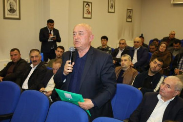 İsmayıllıda sahibkarlığın inkişafına dair görüş təşkil olunub