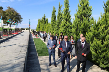İsmayıllıda “Müstəqilliyimiz əbədidir” adlı aksiya və Uşaq Səfirləri Məclisinin görüşü keçirilib