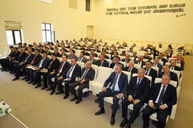 Bu gün İsmayıllı rayonunda kənd təsərrüfatının inkişafına dair geniş tərkibli görüş keçirilmişdir