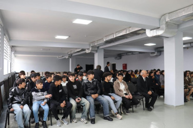 “Sağlam gələcək naminə narkotikə yox deyək” mövzusunda maarifləndirici tədbir keçirilib