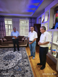 İsmayıllı rayonunda “Anım Günü” ilə əlaqədar olaraq şəhid ailələri ziyarət olunub