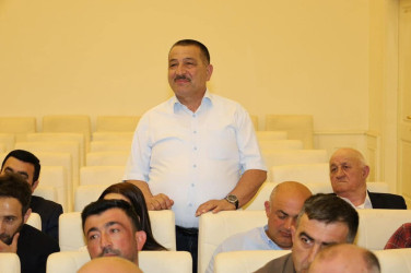 İsmayıllı rayonunda 2025-ci il turizm mövsümünün açılması ilə əlaqədar olaraq Rayon İcra Hakimiyyətinin inzibati binasında geniş tərkibdə tədbir keçirilib