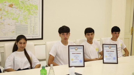 Respublika çempionları ilə görüş keçirildi