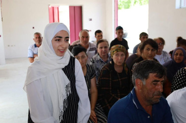 Vətəndaşlarla növbəti səyyar qəbul  rayonun İkinciYeniyol kəndində keçirilib