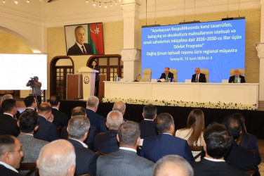 Cənab Prezidentin müəyyən etdiyi strateji hədəflərin icrası aqrar sahənin inkişafında yeni imkanlar açır