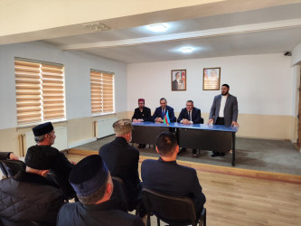 İsmayıllı şəhərinin “Cümə” məscidində “Ramazan-sülh, yardımlaşma və həmrəylik ayı” mövzusunda tədbir keçirilib