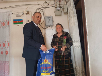 Şəhid ailələri ziyarət olunub