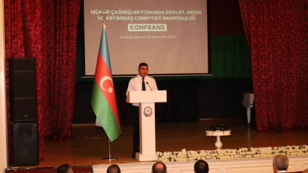 İsmayıllıda “Müasir çağırışlar fonunda dövlət, media və vətəndaş cəmiyyəti əməkdaşlığı” mövzusunda konfrans keçirilib