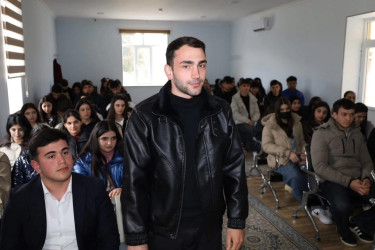 İsmayıllı Dövlət Humanitar və Texnologiya kollecində Birləşmiş Millətlər Təşkilatının Ümumdünya Şəhərsalma Forumunun 13-cü sessiyasının (WUF 13) Azərbaycanda keçirilməsi və onun əhəmiyyəti haqqında tələbələr üçün maarifləndirici tədbir keçirilib