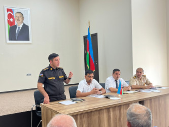 Fövqəladə Hallar Nazirliyinin Şimal-qərb Regional Mərkəzi İsmayıllıda maarifləndirici tədbir keçirilb