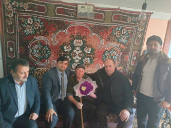 Şəhid ailələri ziyarət olunub