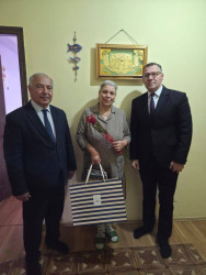 Şəhid ailələri ziyarət olunub