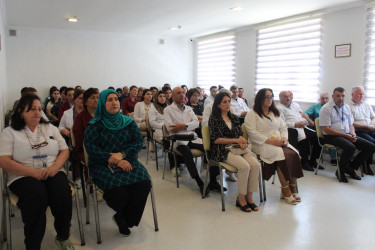 İsmayıllı Rayon Mərkəzi Xəstəxanasında “17 iyun Tibb İşçilərinin Peşə Bayramı Günü” münasibətilə tədbir təşkil olunub