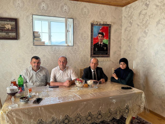 İsmayıllı rayonunda “Anım Günü” ilə əlaqədar olaraq şəhid ailələri ziyarət olunub