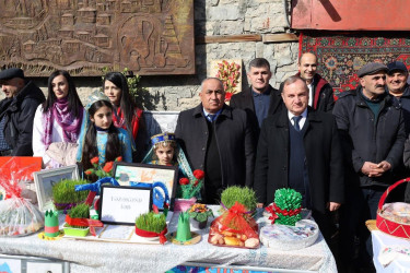 Lahıc qəsəbəsində Yel çərşənbəsi böyük coşquyla qeyd olunub