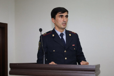 İsmayıllı rayon Polis Şöbəsində şöbə rəhbərliyi tərəfindən rayonda yerləşən tam və ümumi orta məktəblərinin, İsmayıllı Humanitar və Texnologiya Kolleci, Peşə Tədris Mərkəzinin rəhbər heyəti ilə görüş keçirilib