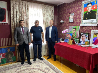 İsmayıllı rayonunda “Anım Günü” ilə əlaqədar olaraq şəhid ailələri ziyarət olunub
