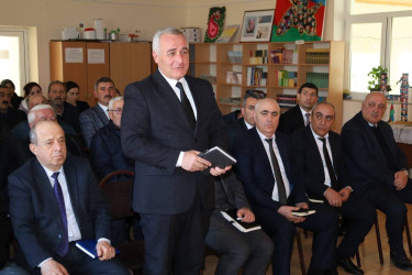 Vətəndaşlarla növbəti səyyar qəbul Cülyan kəndində keçirilib