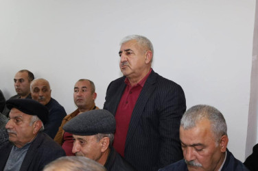 Vətəndaşlarla növbəti səyyar qəbul İsmayıllı şəhər 7 nömrəli tam orta məktəbdə keçirilib