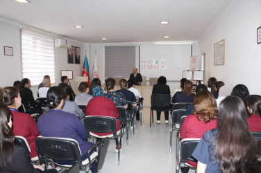 “1 mart–Ümumdünya Mülki Müdafiə Günü” münasibətilə “Dayanıqlı və sabit gələcək naminə ekoloji risklərin idarə edilməsi” mövzusunda tədbir keçirilmişdir