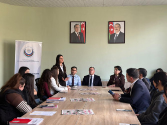 İsmayıllıda "İnsan alverinə qarşı mübarizə" mövzusunda maarifləndirici tədbir keçirilib